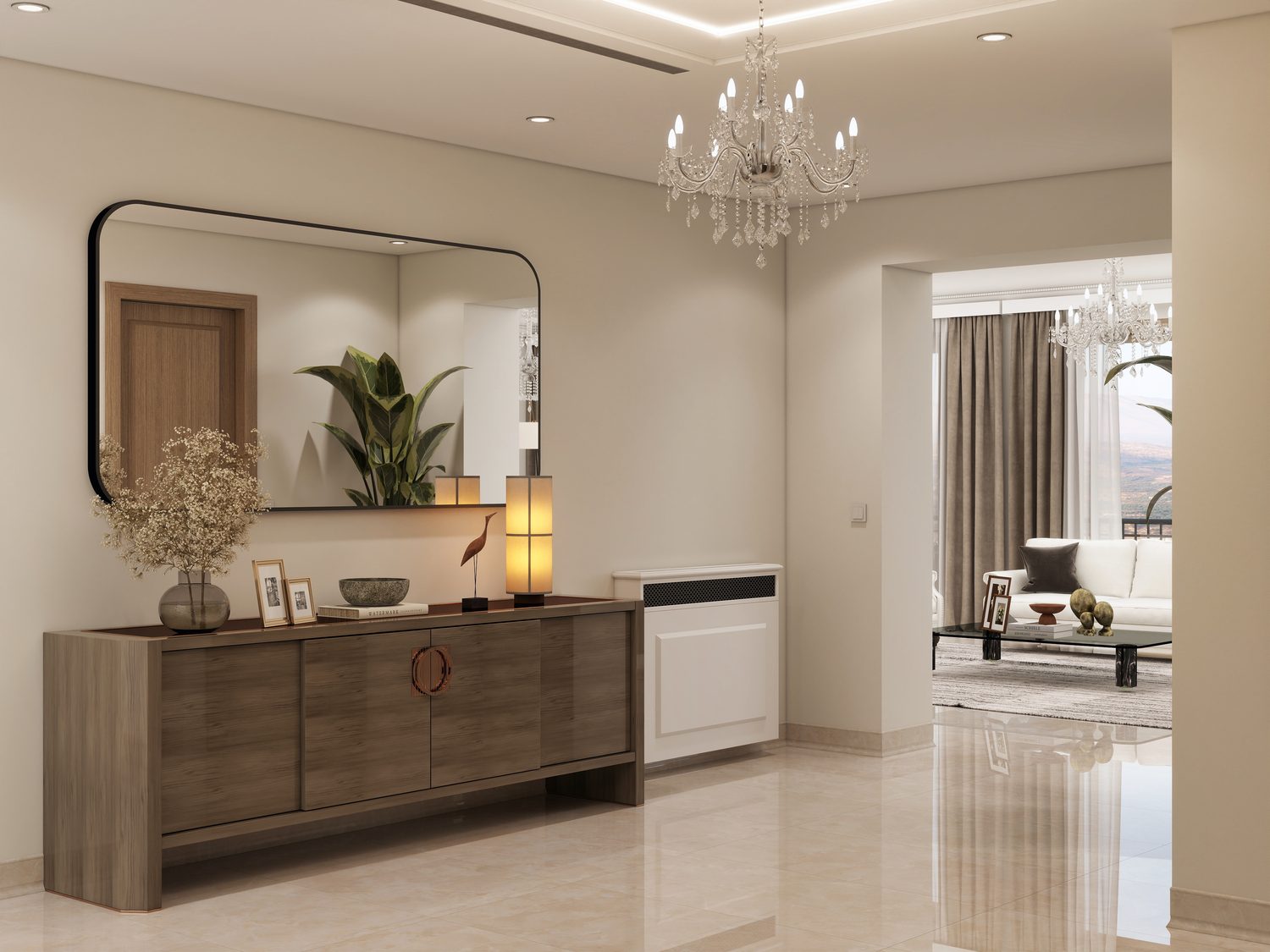 Daisy II, entrance lobby