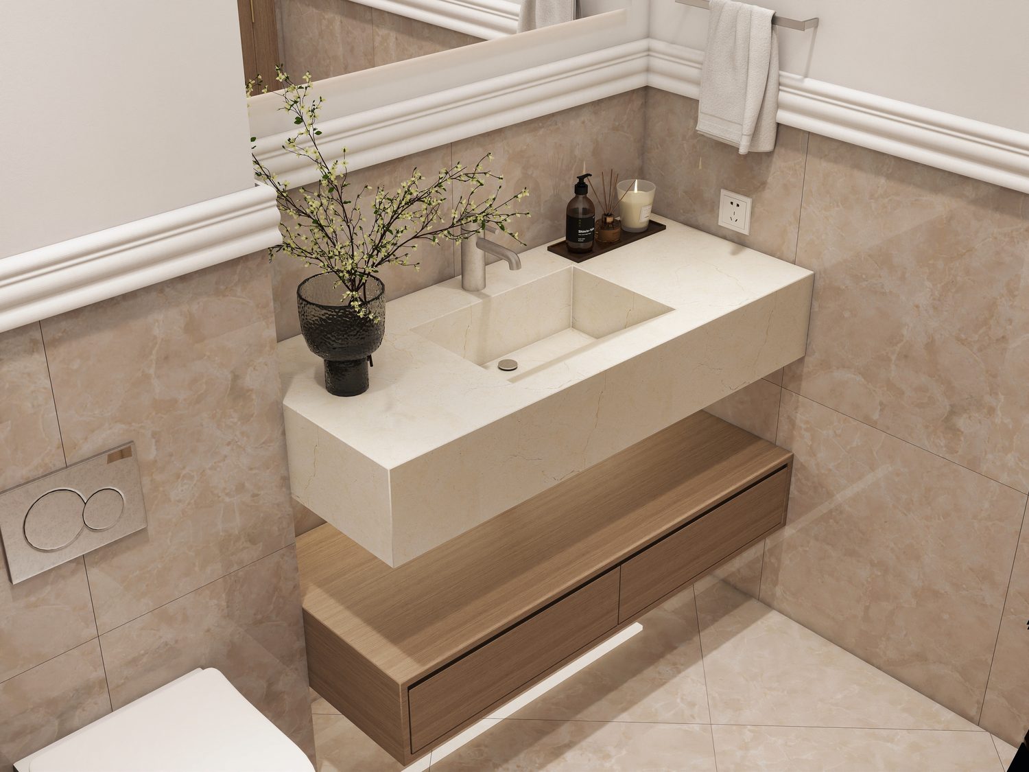 Daisy II, bathroom