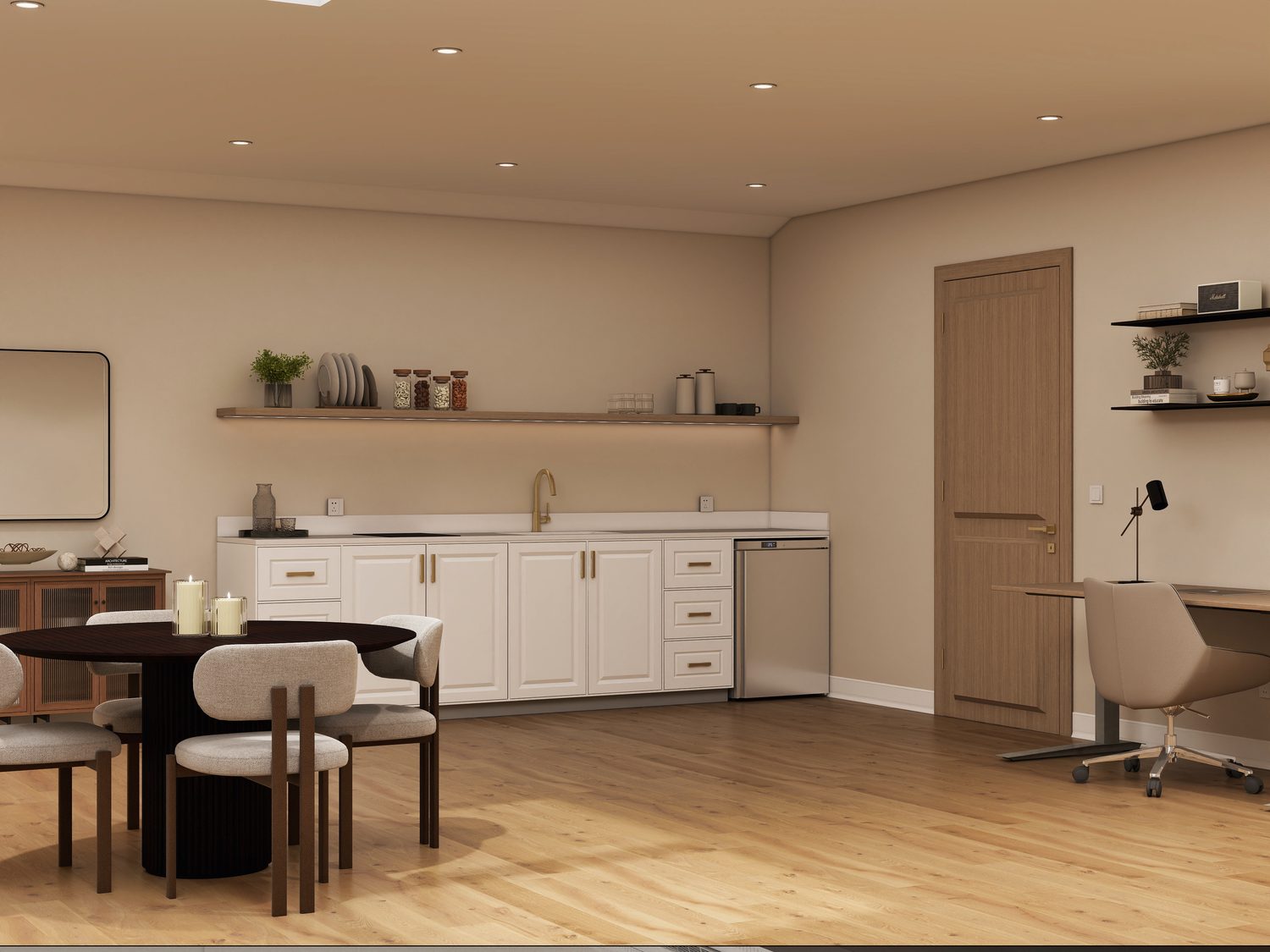 Daisy II, kitchenette & dining
